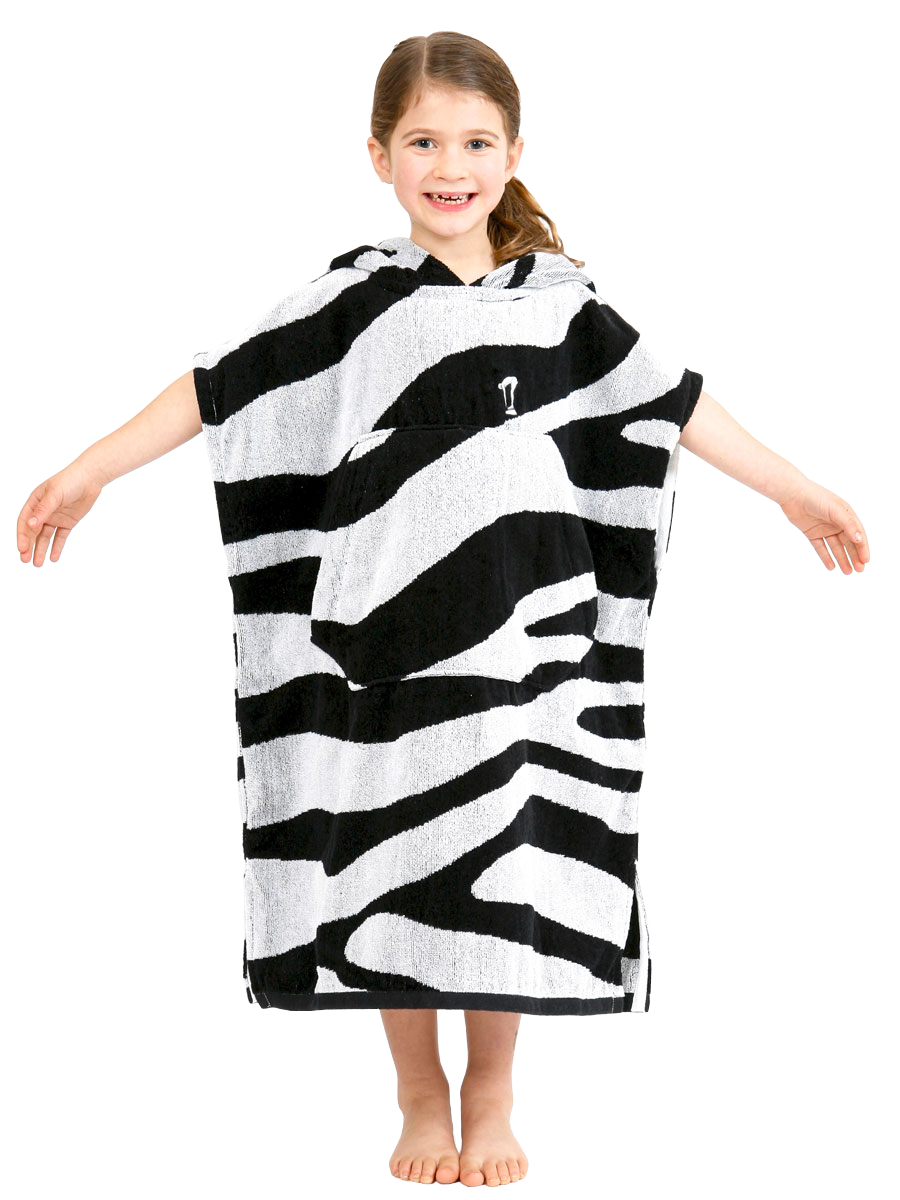 Hooded Towelling Poncho