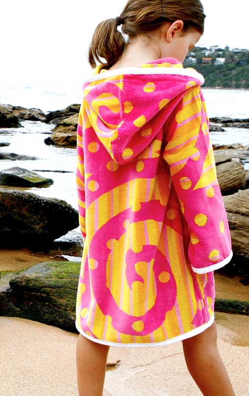 Hooded Beach Towel Robe