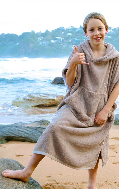 Hooded Towel Poncho