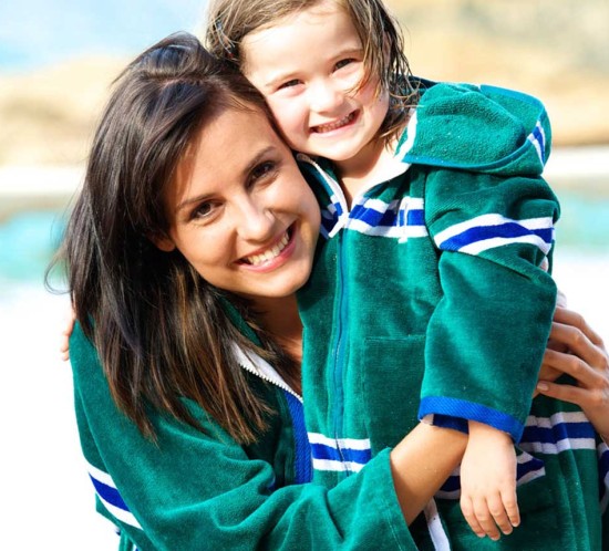Hooded Towelling Swim Robe